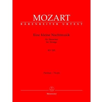 Partitions classique BARENREITER MOZART W.A. - EINE KLEINE NACHTMUSIK KV 525 FUR STREICHER - CONDUCTEUR Ensemble à cordes - Publicité Partitions classique BARENREITER MOZART W.A. - EINE KLEINE NACHTMUSIK KV 525 FUR STREICHER - CONDUCTEUR Ensemble à cordes - Publicité