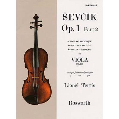 Méthodes et pédagogie BOSWORTH SEVCIK - OP.1 PART.2 - ECOLE DE LA TECHNIQUE - ALTO Violon - Publicité Méthodes et pédagogie BOSWORTH SEVCIK - OP.1 PART.2 - ECOLE DE LA TECHNIQUE - ALTO Violon - Publicité