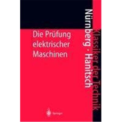 Die Prüfung elektrischer Maschinen - Publicité Die Prüfung elektrischer Maschinen - Publicité
