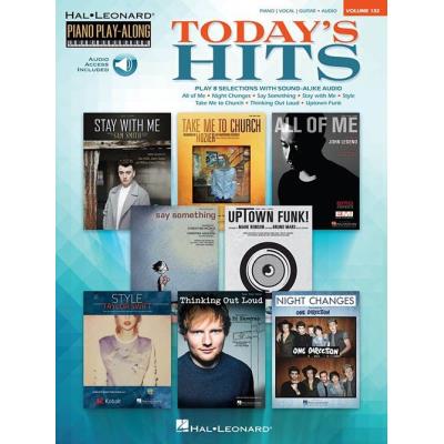 Hal Leonard Piano Play-Along Vol.132 Today'S Hits + Online Audio Access - Publicité Hal Leonard Piano Play-Along Vol.132 Today'S Hits + Online Audio Access - Publicité