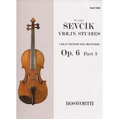 Méthodes et pédagogie BOSWORTH SEVCIK - ETUDES OP.6 PART 5 - VIOLON Violon - Publicité Méthodes et pédagogie BOSWORTH SEVCIK - ETUDES OP.6 PART 5 - VIOLON Violon - Publicité