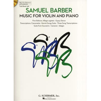 Partitions classique HAL LEONARD SAMUEL BARBER MUSIC FOR VIOLIN AND PIANO + 2CD - VIOLIN Violon - Publicité Partitions classique HAL LEONARD SAMUEL BARBER MUSIC FOR VIOLIN AND PIANO + 2CD - VIOLIN Violon - Publicité