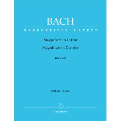 Partitions classique BARENREITER BACH J.S. - MAGNIFICAT EN RE MAJEUR BWV 243 - CONDUCTEUR Grand format - Publicité Partitions classique BARENREITER BACH J.S. - MAGNIFICAT EN RE MAJEUR BWV 243 - CONDUCTEUR Grand format - Publicité