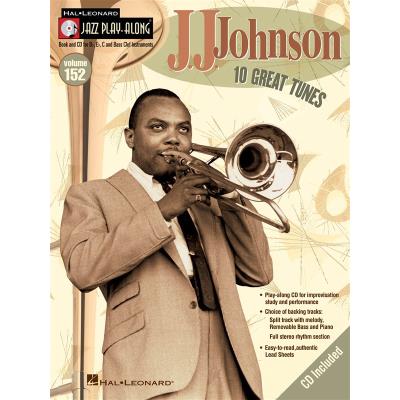 Hal Leonard Jazz Play-Along Vol.152 J.J. Johnson + Cd - Publicité Hal Leonard Jazz Play-Along Vol.152 J.J. Johnson + Cd - Publicité