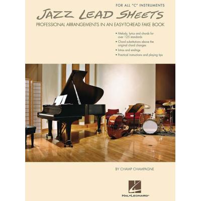 Hal Leonard Jazz Lead Sheets Professional Arrangements In An Easy-To-Read Fake Book - Publicité Hal Leonard Jazz Lead Sheets Professional Arrangements In An Easy-To-Read Fake Book - Publicité