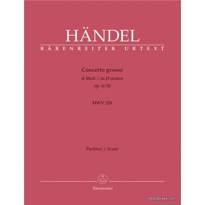 Partitions classique BARENREITER HAENDEL G.F. - CONCERTO GROSSO HWV 328 OP 6-10 IN D-MOLL - CORDES Musique de chambre - Publicité Partitions classique BARENREITER HAENDEL G.F. - CONCERTO GROSSO HWV 328 OP 6-10 IN D-MOLL - CORDES Musique de chambre - Publicité