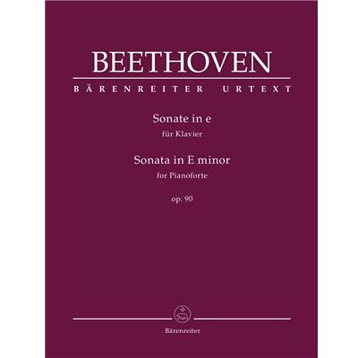 Barenreiter Sonate Opus 90 en mi mineur --- Piano - Publicité Barenreiter Sonate Opus 90 en mi mineur --- Piano - Publicité