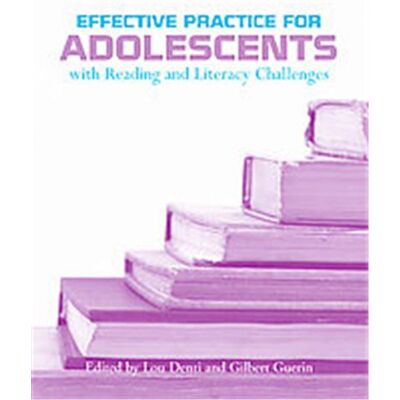 Routledge Effective Practice for Adolescents With Reading and Literacy Challenges - Publicité Routledge Effective Practice for Adolescents With Reading and Literacy Challenges - Publicité