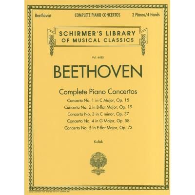 Partitions classique HAL LEONARD BEETHOVEN LUDWIG VAN COMPLETE PIANO CONCERTOS - PIANO SOLO Piano - Publicité Partitions classique HAL LEONARD BEETHOVEN LUDWIG VAN COMPLETE PIANO CONCERTOS - PIANO SOLO Piano - Publicité