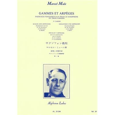 LEDUC Gammes et arpèges - Exercices fondamentaux pour le Saxophone - Volume 1 - Publicité LEDUC Gammes et arpèges - Exercices fondamentaux pour le Saxophone - Volume 1 - Publicité