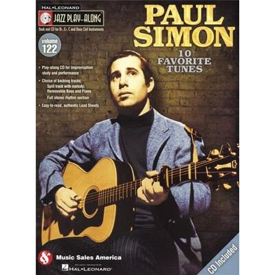 Hal Leonard Jazz Play-Along Vol.122 Paul Simon + Cd - Publicité Hal Leonard Jazz Play-Along Vol.122 Paul Simon + Cd - Publicité