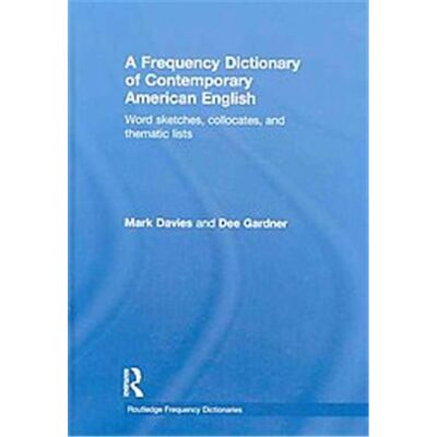 Routledge A Frequency Dictionary of American English - Publicité Routledge A Frequency Dictionary of American English - Publicité