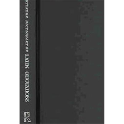 The Routledge Dictionary of Latin Quotations - Publicité The Routledge Dictionary of Latin Quotations - Publicité