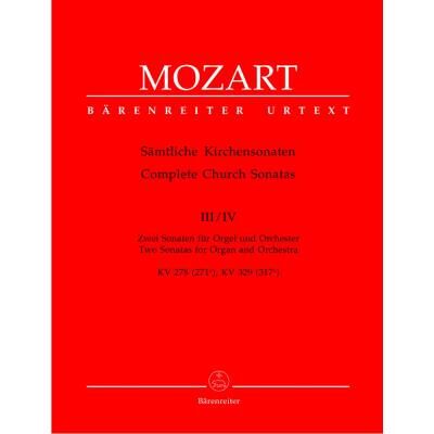 Partitions classique BARENREITER MOZART W.A. - SAMTLICHE KIRCHENSONATEN VOL.3 - ORGUE, ORCHESTRE - CONDUCTEUR Musique de chambre - Publicité Partitions classique BARENREITER MOZART W.A. - SAMTLICHE KIRCHENSONATEN VOL.3 - ORGUE, ORCHESTRE - CONDUCTEUR Musique de chambre - Publicité