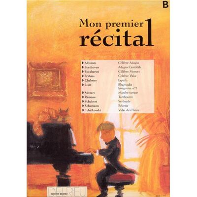 DELRIEU MON PREMIER RECITAL VOL B - Publicité DELRIEU MON PREMIER RECITAL VOL B - Publicité