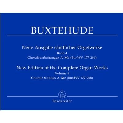 Partitions classique BARENREITER BUXTEHUDE D. - NEUE AUSGABE SAMTLICHER ORGELWERKE, BAND 4 - ORGUE Orgue - Publicité Partitions classique BARENREITER BUXTEHUDE D. - NEUE AUSGABE SAMTLICHER ORGELWERKE, BAND 4 - ORGUE Orgue - Publicité