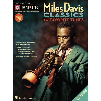 HAL LEONARD Jazz Play-Along Vol.079 Miles Davis Classics + Cd - Publicité HAL LEONARD Jazz Play-Along Vol.079 Miles Davis Classics + Cd - Publicité