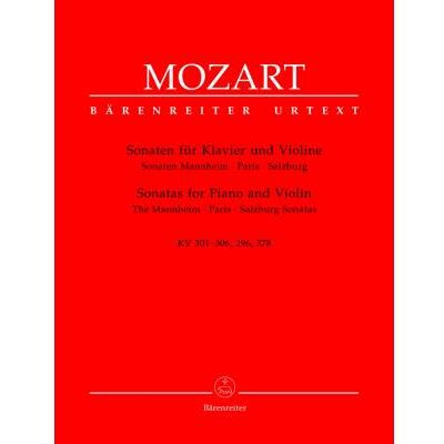 Partitions classique BARENREITER MOZART W.A. - SONATES MANNHEIM, PARIS, SALZBURG KV 301-306, 296, 378 - VIOLON, PIAN0 Violon - Publicité Partitions classique BARENREITER MOZART W.A. - SONATES MANNHEIM, PARIS, SALZBURG KV 301-306, 296, 378 - VIOLON, PIAN0 Violon - Publicité