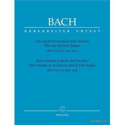 Partitions classique BARENREITER BACH J.S. - DIE SECHS FRANZÖSISCHEN SUITEN - PIANO (CLAVECIN) Clavecin - Publicité Partitions classique BARENREITER BACH J.S. - DIE SECHS FRANZÖSISCHEN SUITEN - PIANO (CLAVECIN) Clavecin - Publicité