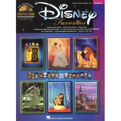 Hal Leonard Piano Play-Along Vol.092 Disney Favorites + Cd - Publicité Hal Leonard Piano Play-Along Vol.092 Disney Favorites + Cd - Publicité