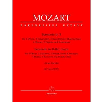 Partitions classique BARENREITER MOZART W.A. - SERENADE EN SIB MAJEUR KV 361 (370A) GRANDE PARTITA Ensemble mixte - Publicité Partitions classique BARENREITER MOZART W.A. - SERENADE EN SIB MAJEUR KV 361 (370A) GRANDE PARTITA Ensemble mixte - Publicité