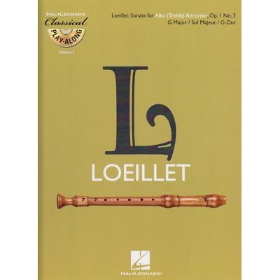 Partitions classique HAL LEONARD LOEILLET DE GANT JEAN-BAPTISTE - SONATE EN SOL MAJEUR OP.1 N°3 + CD - FLUTE A BEC ALTO Flûte à bec - Publicité Partitions classique HAL LEONARD LOEILLET DE GANT JEAN-BAPTISTE - SONATE EN SOL MAJEUR OP.1 N°3 + CD - FLUTE A BEC ALTO Flûte à bec - Publicité
