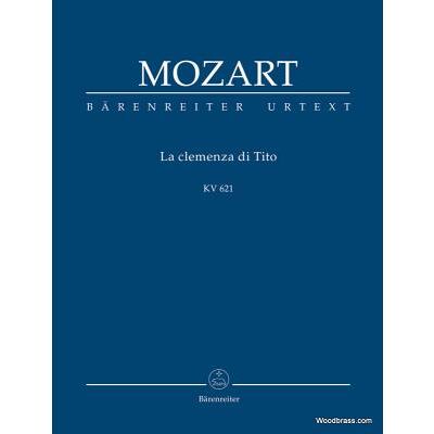 Partitions classique BARENREITER MOZART W.A. - LA CLEMENZA DI TITO KV 621 - SCORE Format poche - Publicité Partitions classique BARENREITER MOZART W.A. - LA CLEMENZA DI TITO KV 621 - SCORE Format poche - Publicité
