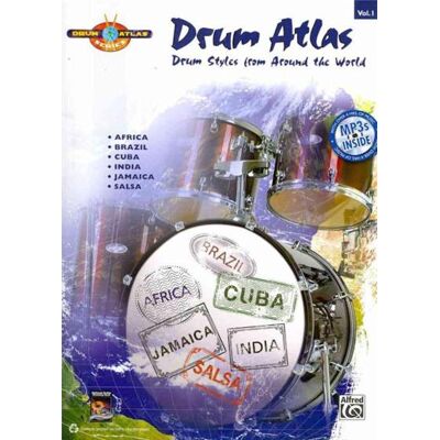 Alfred Drum Atlas Complete Vol.1 + Cd - Publicité Alfred Drum Atlas Complete Vol.1 + Cd - Publicité