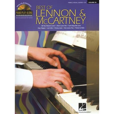 Hal Leonard Piano Play-Along Vol.096 Lennon / Mccartney Best Of + Cd - Publicité Hal Leonard Piano Play-Along Vol.096 Lennon / Mccartney Best Of + Cd - Publicité