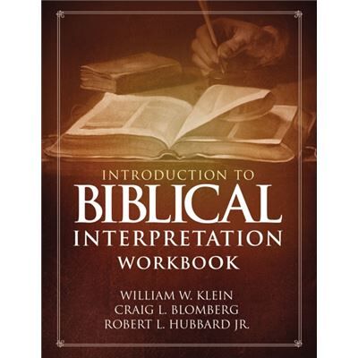 Zondervan Introduction To Biblical Interpretation - Publicité Zondervan Introduction To Biblical Interpretation - Publicité