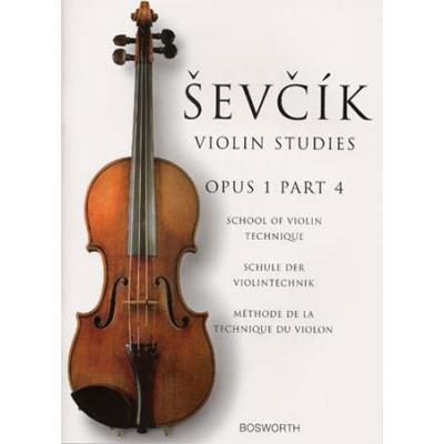 Méthodes et pédagogie BOSWORTH SEVCIK - ETUDES OP.1 PART 4 TECHNIQUE - VIOLON Violon - Publicité Méthodes et pédagogie BOSWORTH SEVCIK - ETUDES OP.1 PART 4 TECHNIQUE - VIOLON Violon - Publicité