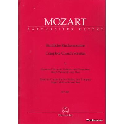 Partitions classique BARENREITER MOZART W.A.- SÄMTLICHE KIRCHENSONATEN HEFT 5 C-DUR KV 263 - ORGUE ET ORCHESTRE Orchestre - Publicité Partitions classique BARENREITER MOZART W.A.- SÄMTLICHE KIRCHENSONATEN HEFT 5 C-DUR KV 263 - ORGUE ET ORCHESTRE Orchestre - Publicité