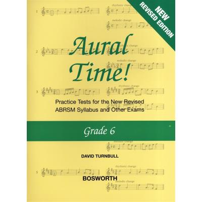 Partitions variété, pop, rock... BOSWORTH DAVID TURNBULL - AURAL TIME GRADE 6 - VOICE Vocal - Publicité Partitions variété, pop, rock... BOSWORTH DAVID TURNBULL - AURAL TIME GRADE 6 - VOICE Vocal - Publicité