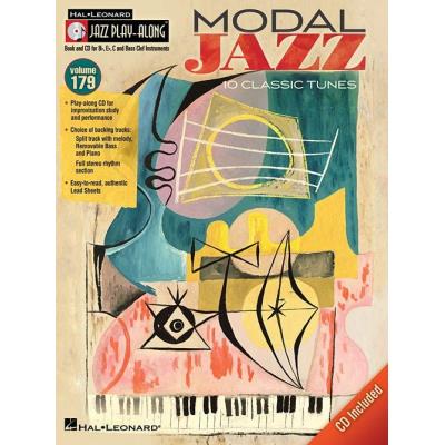 Partitions jazz&blues HAL LEONARD JAZZ PLAY ALONG VOL.179 - MODAL JAZZ + CD Tous instruments - Publicité Partitions jazz&blues HAL LEONARD JAZZ PLAY ALONG VOL.179 - MODAL JAZZ + CD Tous instruments - Publicité