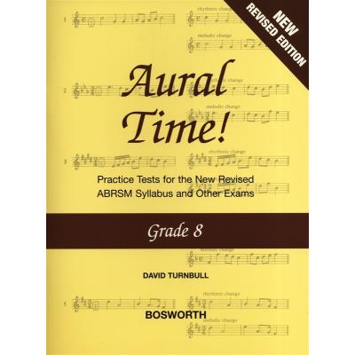 Partitions variété, pop, rock... BOSWORTH DAVID TURNBULL - AURAL TIME GRADE 8 - VOICE Vocal - Publicité Partitions variété, pop, rock... BOSWORTH DAVID TURNBULL - AURAL TIME GRADE 8 - VOICE Vocal - Publicité