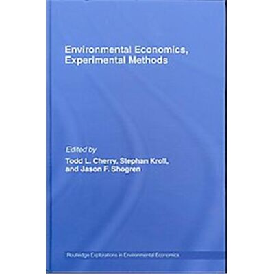 Routledge Experimental Economics, Environmental Methods - Publicité Routledge Experimental Economics, Environmental Methods - Publicité