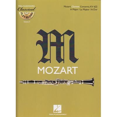 Partitions classique HAL LEONARD MOZART W.A. - CONCERTO EN LA MAJEUR KV 622 + CD - CLARINETTE Clarinette - Publicité Partitions classique HAL LEONARD MOZART W.A. - CONCERTO EN LA MAJEUR KV 622 + CD - CLARINETTE Clarinette - Publicité