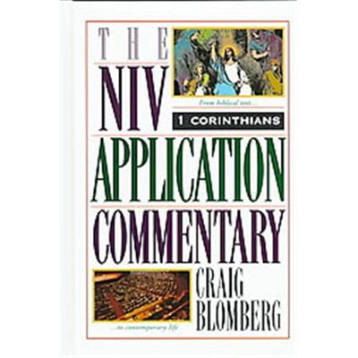 Zondervan 1 Corinthians the Niv Application Commentary, Niv Application Commentary Series - Publicité Zondervan 1 Corinthians the Niv Application Commentary, Niv Application Commentary Series - Publicité