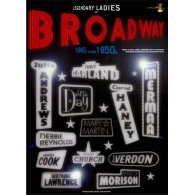 Alfred Legendary ladies of broadway 40s 50s pvg cd - Publicité Alfred Legendary ladies of broadway 40s 50s pvg cd - Publicité