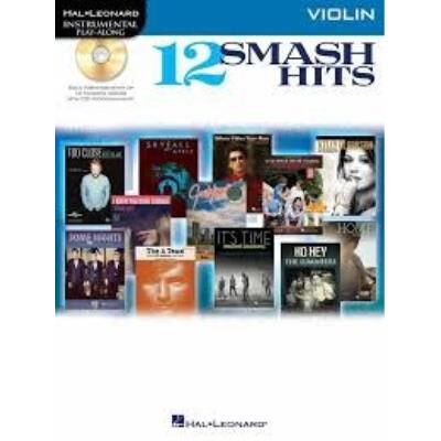 Partitions variété, pop, rock... HAL LEONARD INSTRUMENTAL PLAY ALONG - 12 SMASH HITS + CD - VIOLIN Cordes - Publicité Partitions variété, pop, rock... HAL LEONARD INSTRUMENTAL PLAY ALONG - 12 SMASH HITS + CD - VIOLIN Cordes - Publicité