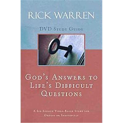 Zondervan God's Answers to Life's Difficult Questions - Publicité Zondervan God's Answers to Life's Difficult Questions - Publicité