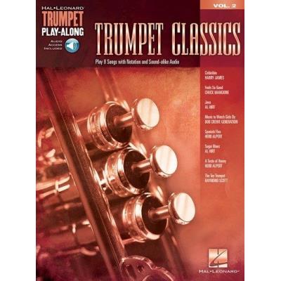 Partitions variété, pop, rock HAL LEONARD TRUMPET PLAY-ALONG VOL.2 - TRUMPET CLASSICS Vents - Publicité Partitions variété, pop, rock HAL LEONARD TRUMPET PLAY-ALONG VOL.2 - TRUMPET CLASSICS Vents - Publicité