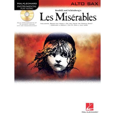 HAL LEONARD LES MISERABLES PLAY-ALONG SAXOPHONE ALTO + CD - Publicité HAL LEONARD LES MISERABLES PLAY-ALONG SAXOPHONE ALTO + CD - Publicité