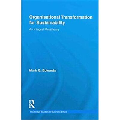Routledge Organizational Transformation for Sustainability - Publicité Routledge Organizational Transformation for Sustainability - Publicité