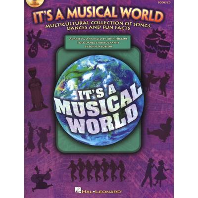 Partitions variété, pop, rock... HAL LEONARD IT'S A MUSICAL WORLD SONGS DANCES FUN FACTS + CD - WORLD Piano voix guitare - Publicité Partitions variété, pop, rock... HAL LEONARD IT'S A MUSICAL WORLD SONGS DANCES FUN FACTS + CD - WORLD Piano voix guitare - Publicité