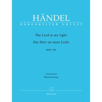 Partitions classique BARENREITER HAENDEL G.F. - THE LORD IS MY LIGHT HWV 255 - CHANT, PIANO Choeur et ensemble vocal - Publicité Partitions classique BARENREITER HAENDEL G.F. - THE LORD IS MY LIGHT HWV 255 - CHANT, PIANO Choeur et ensemble vocal - Publicité