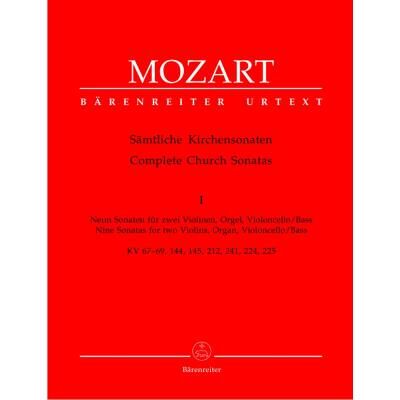 Partitions classique BARENREITER MOZART W.A. - SAMTLICHE KIRCHENSONATEN VOL.1 - 2 VIOLONS, ORGUE, VIOLONCELLE OU BASSE Musique de chambre - Publicité Partitions classique BARENREITER MOZART W.A. - SAMTLICHE KIRCHENSONATEN VOL.1 - 2 VIOLONS, ORGUE, VIOLONCELLE OU BASSE Musique de chambre - Publicité