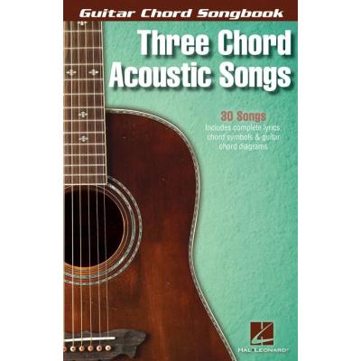 Hal Leonard Guitar Chord Songbook 3 Chord Acoustic Songs - Publicité Hal Leonard Guitar Chord Songbook 3 Chord Acoustic Songs - Publicité