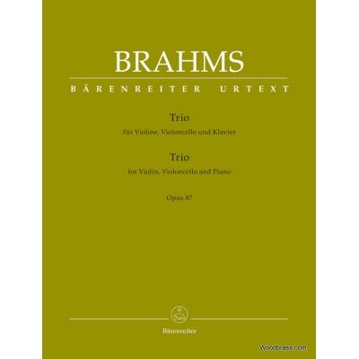Partitions classique BARENREITER BRAHMS J. - TRIO OP.87 Musique de chambre - Publicité Partitions classique BARENREITER BRAHMS J. - TRIO OP.87 Musique de chambre - Publicité