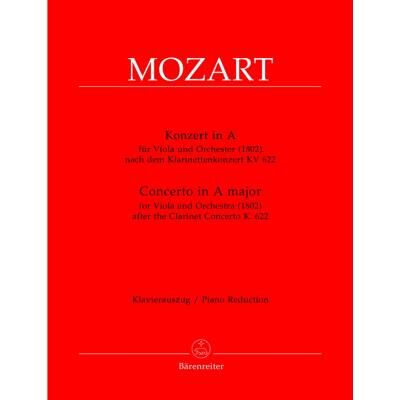 Partitions classique BARENREITER MOZART W.A. - CONCERTO EN LA MAJEUR KV 622 POUR ALTO ET ORCHESTRE Alto - Publicité Partitions classique BARENREITER MOZART W.A. - CONCERTO EN LA MAJEUR KV 622 POUR ALTO ET ORCHESTRE Alto - Publicité